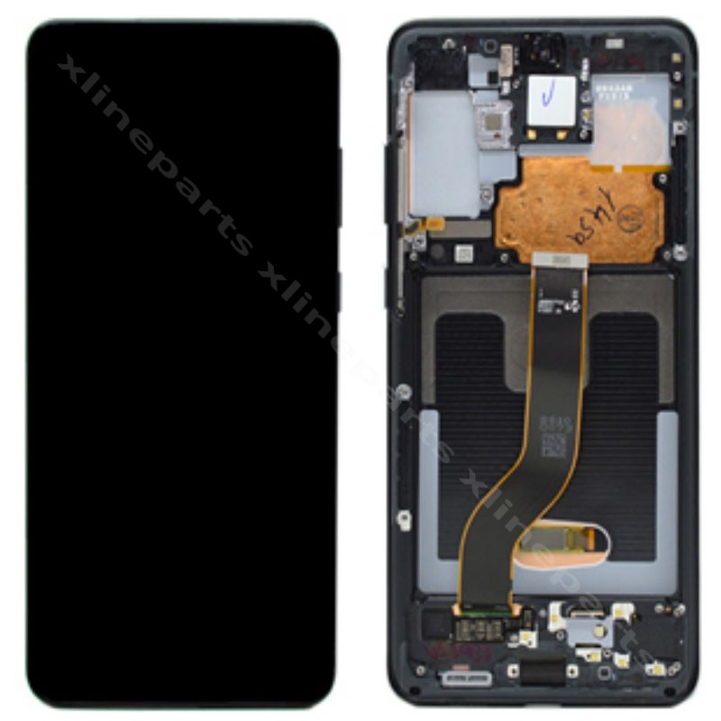 LCD Complete Frame Samsung S20 Plus G985/ G986 cosmic black (Original)