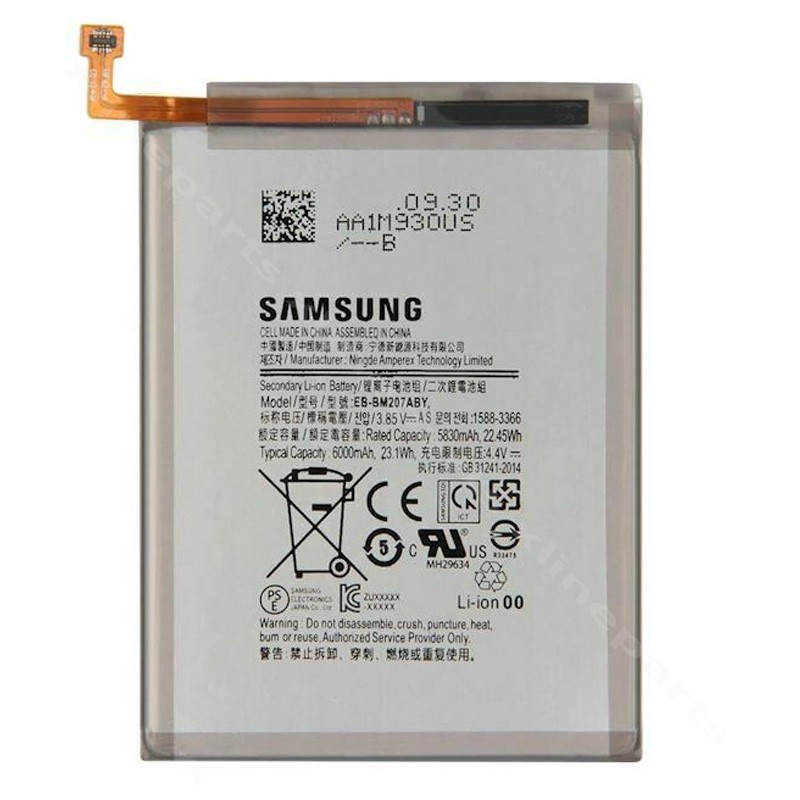 Аккумулятор Samsung M21 M215 6000 мАч OEM