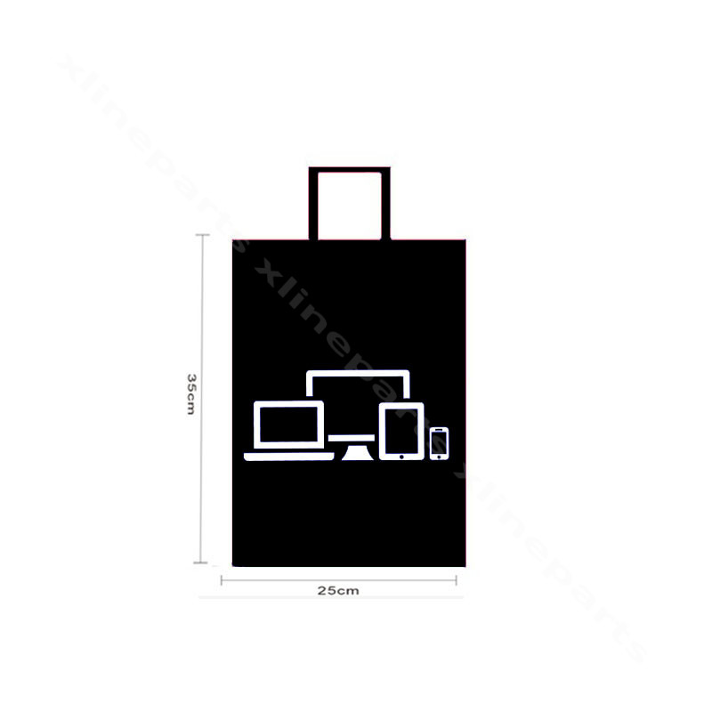 Shopping Bag Mobile 35*25*10cm black