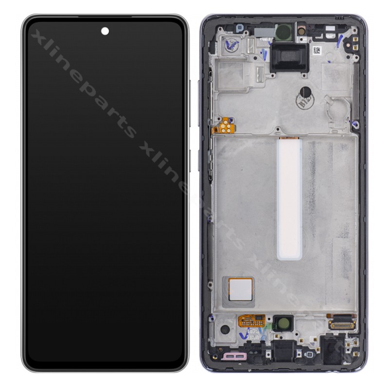 LCD Complete Frame Samsung A52 4G A525/ A52 5G A526 black (Original)