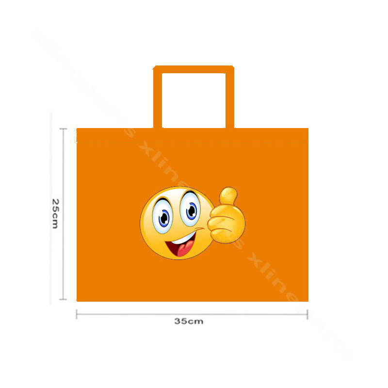 Shopping Bag Smile 25*35*10cm orange