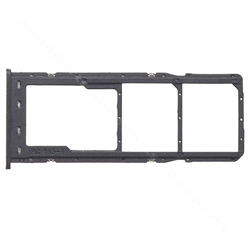 Sim Card Holder Dual Samsung A10 A105 black (Original)