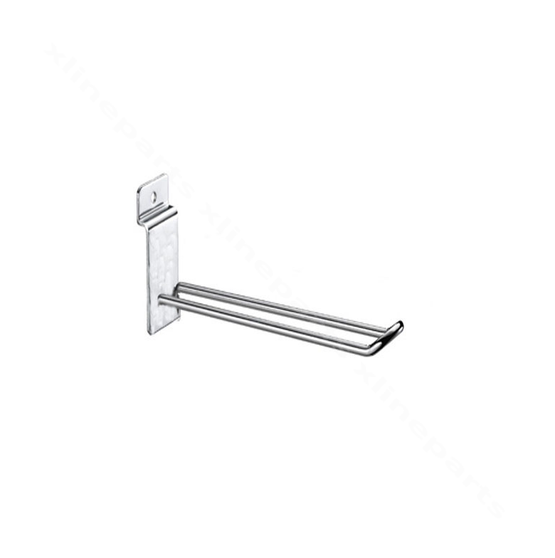 Punched Hook Shelf 9.0cm silver