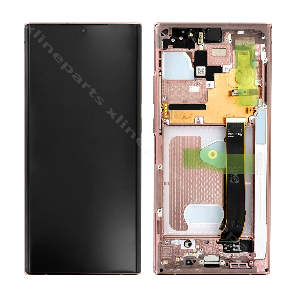 LCD Complete Frame Samsung Note 20 Ultra N985/ N986 bronze (Original)