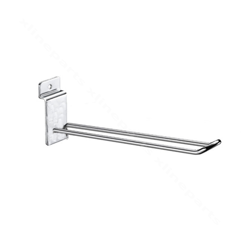 Punched Hook Shelf 14.0cm silver