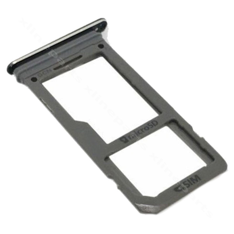 Sim Memory Card Holder Samsung Note 8 N950 black (Original)