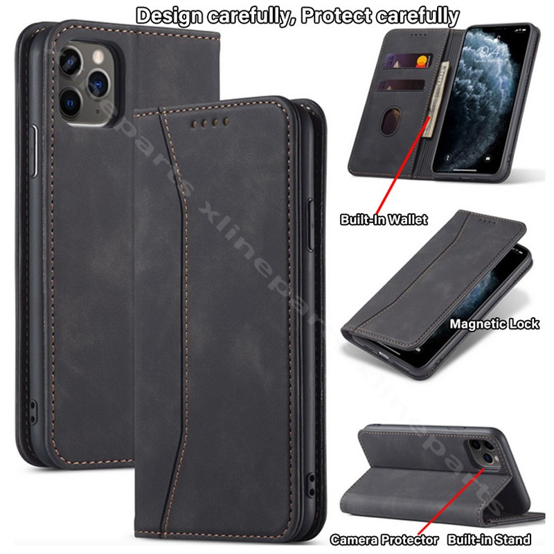 Flip Case Stylish Xiaomi Poco X3 Pro black