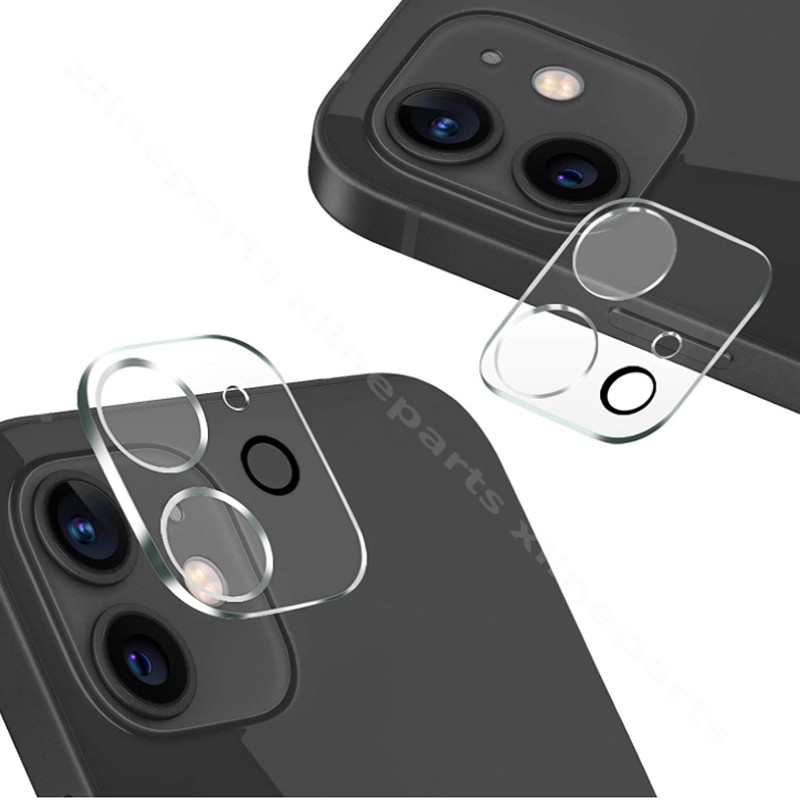 Защитная пленка для камеры Apple iPhone 12 из закаленного стекла, прозрачная