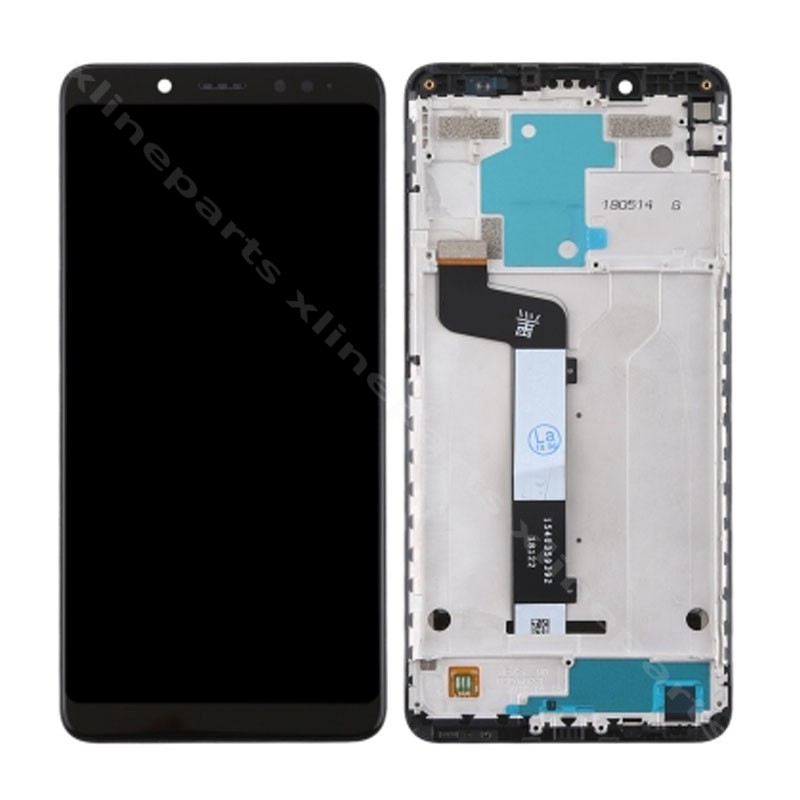 LCD Complete Frame Xiaomi Redmi Note 5 Pro black OEM