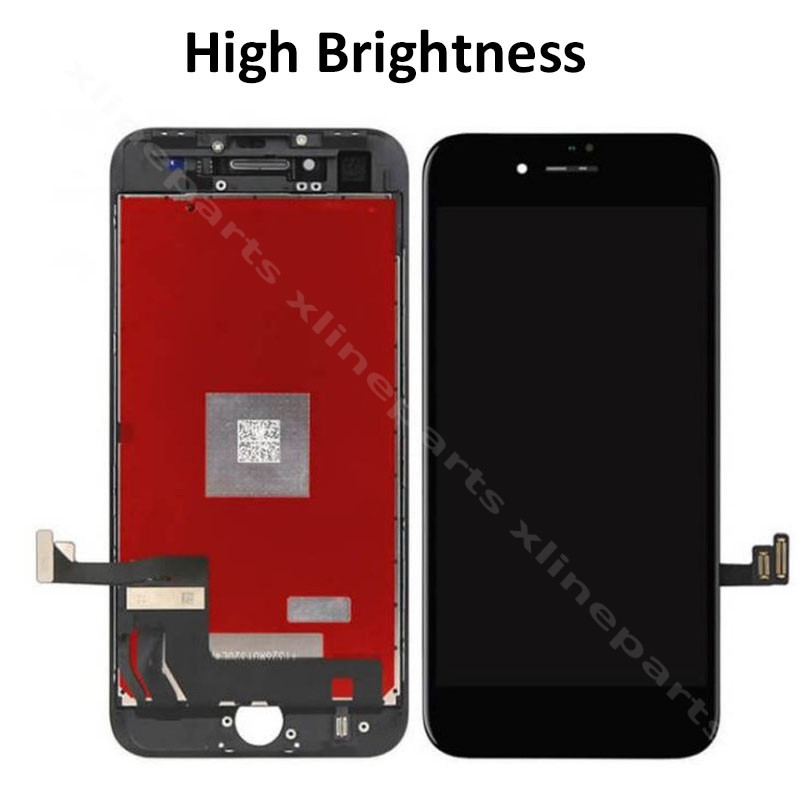 Ολοκληρωμένη LCD Apple iPhone 8 Plus μαύρο Υψηλή φωτεινότητα