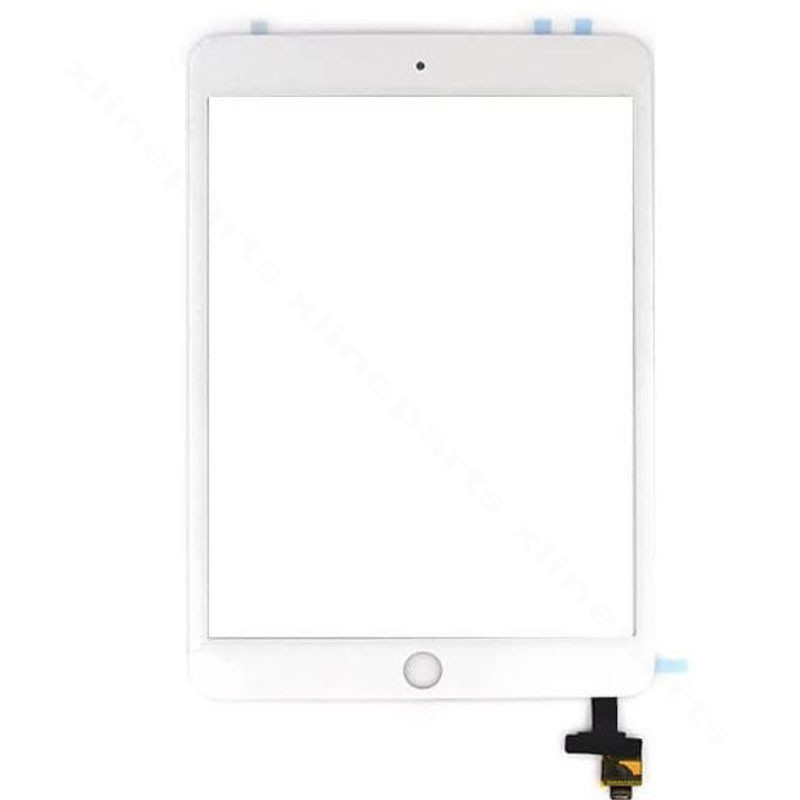 Сенсорная панель с микросхемой Apple iPad Mini/Mini 2 в комплектации белого цвета