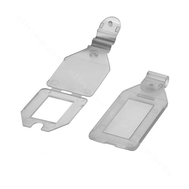 Plastic Price Tag Holder 5x2.5cm white