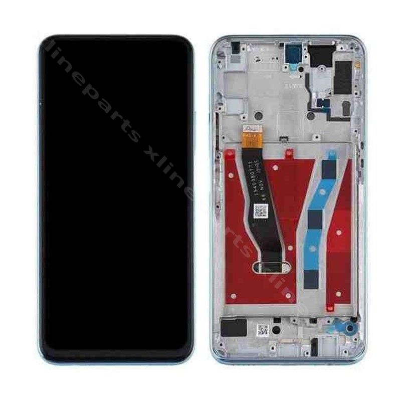 LCD Complete Frame Huawei P Smart Pro/ Y9s blue- OEM