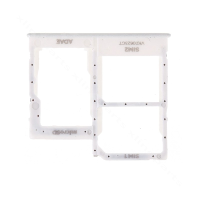 Sim Memory Card Holder Samsung A41 A415 white (Original)