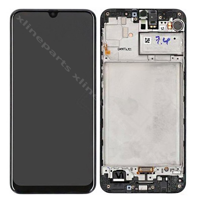 LCD Complete Frame Samsung M21 M215/ M30s M307 black (Original)