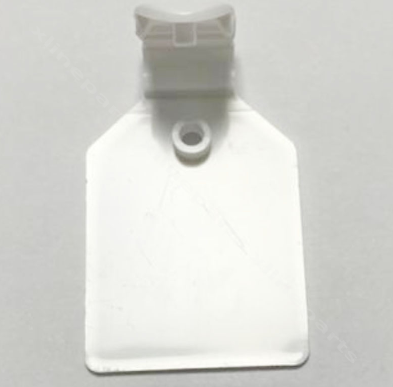 Ценник пластиковый 2,5х3,0см белый