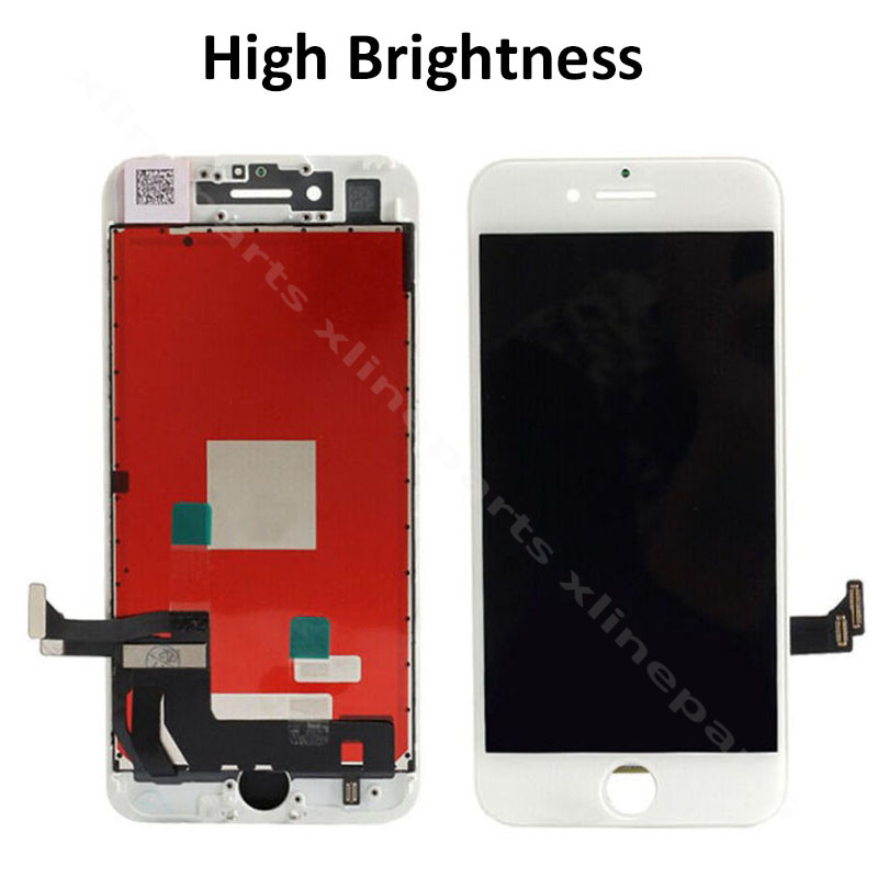 Πλήρης LCD Apple iPhone 7 λευκό Υψηλή φωτεινότητα