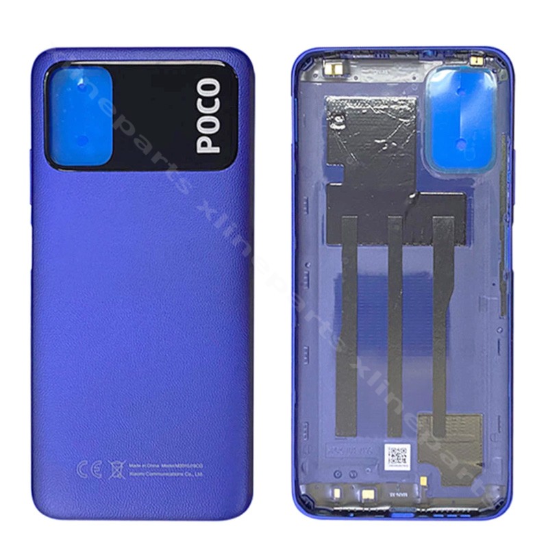 Back Battery Cover Xiaomi Poco M3 4G blue OEM