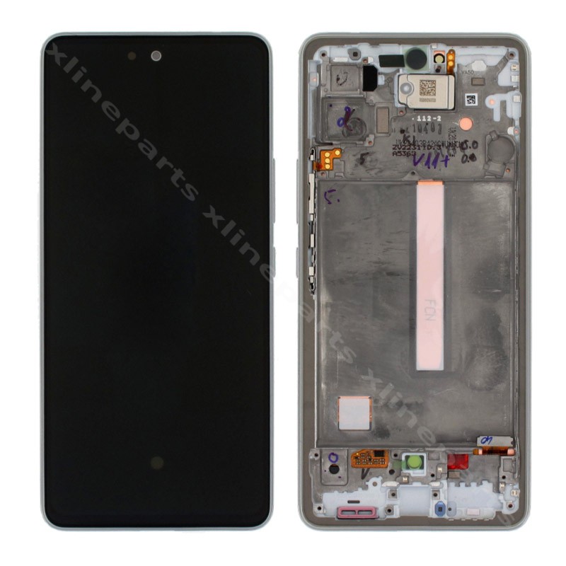 LCD Complete Frame Samsung A53 A536 blue (Original)