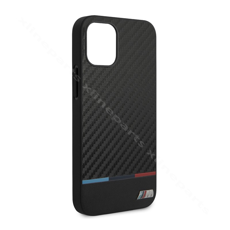 Back Case Horizontal Stripe BMW Edition Apple iPhone 12 Mini black