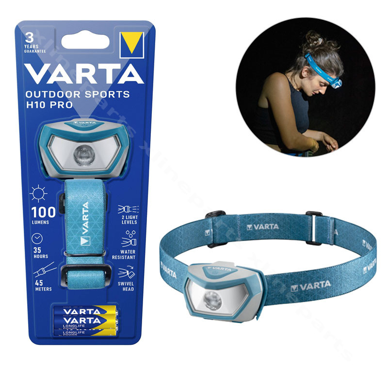 Налобный фонарь Varta Outdoor Sports H10 Pro синий