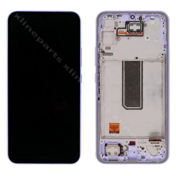 LCD Complete Frame Samsung A34 A346 violet (Original)