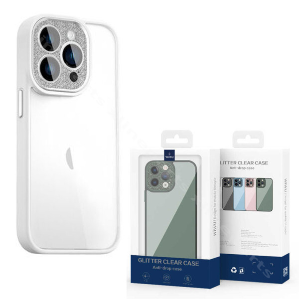 Back Case Wiwu Glitter Apple iPhone 14 Pro white