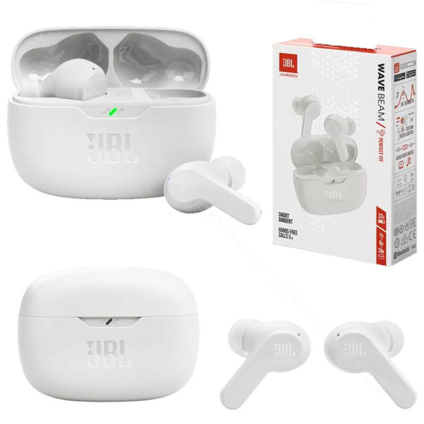 Earphone JBL Wave Beam Wireless white