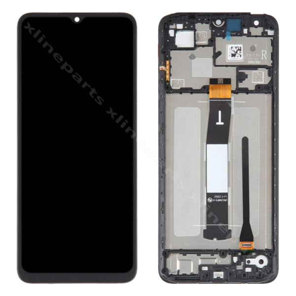 Πλήρες πλαίσιο LCD Xiaomi Redmi 12C μαύρο OCG