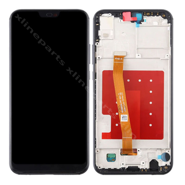 Πλήρες πλαίσιο LCD Huawei P20 Lite μαύρο OCG*