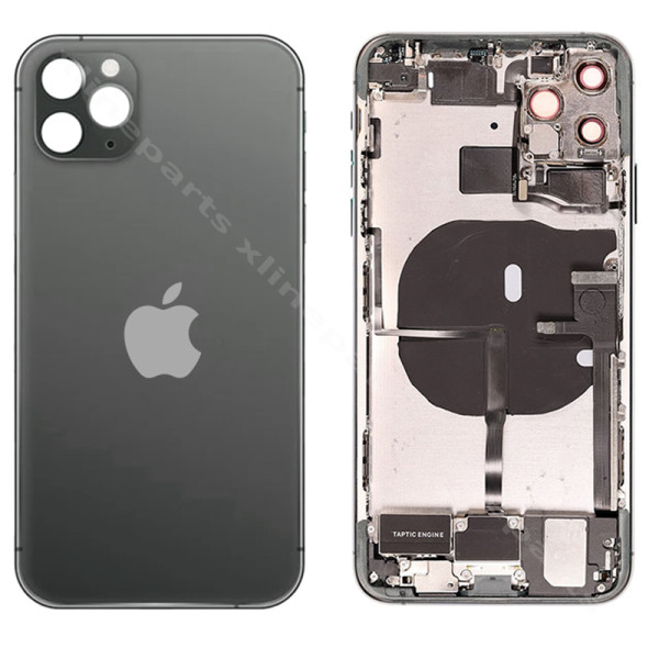 Задняя батарея и средняя крышка, мелкие детали Apple iPhone 11 Pro Max серый*