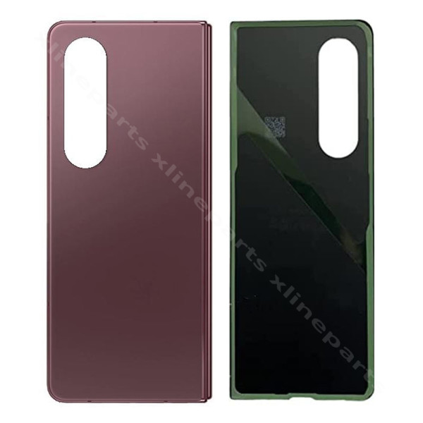 Back Battery Cover Samsung Z Fold4 F936 burgundy OEM