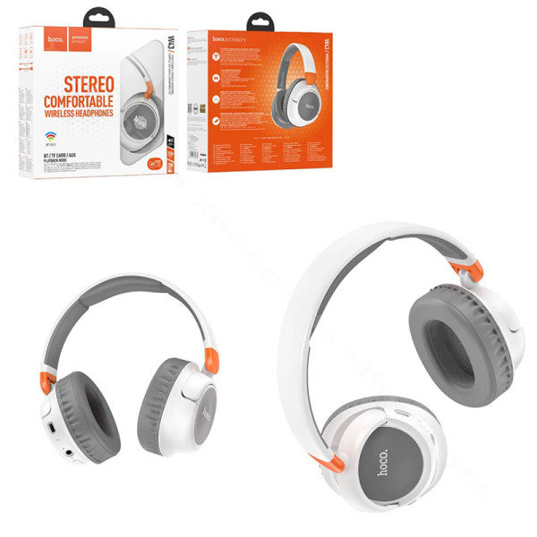 Ακουστικά Hoco W43 Adventure Wireless λευκό