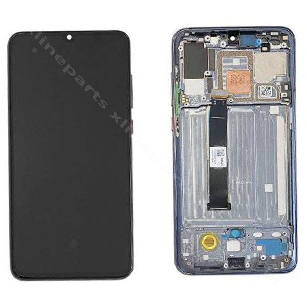 LCD Complete Frame Xiaomi Mi 9 Pro 5G black (Original)