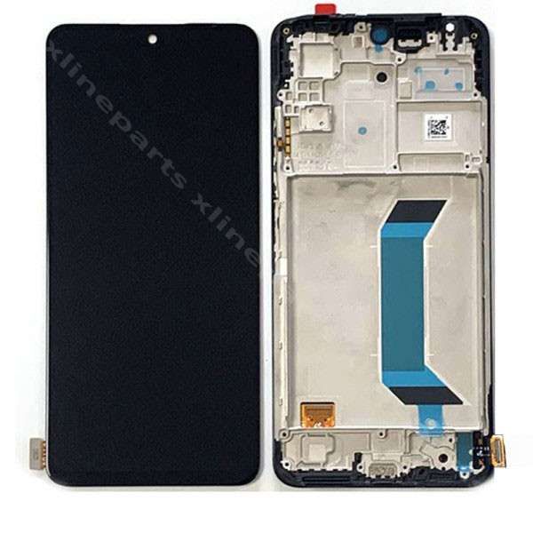LCD Complete Frame Xiaomi Redmi Note 12 5G/ Poco X5 5G black OLED