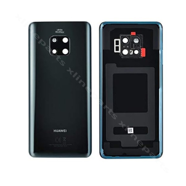 Задняя крышка аккумуляторного отсека Объектив камеры Huawei Mate 20 Pro черный*