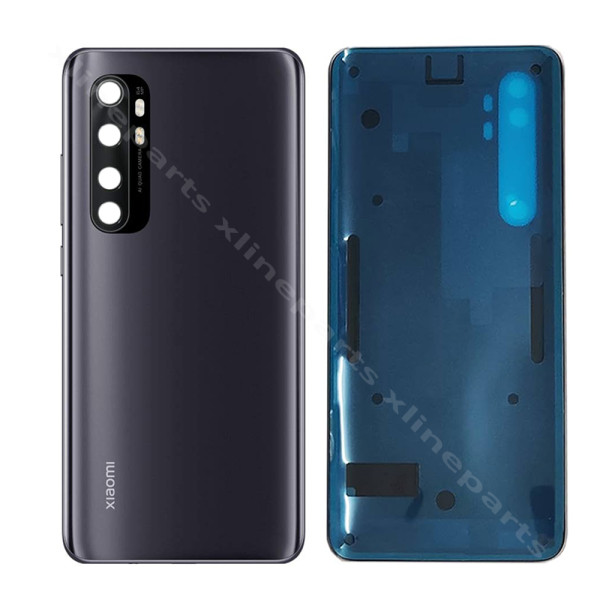 Задняя крышка аккумуляторного отсека для объектива камеры Xiaomi Mi Note 10 Lite черный
