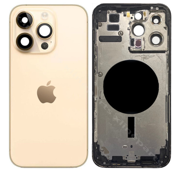 Задняя батарея и средняя крышка Apple iPhone 14 Pro Max золотой