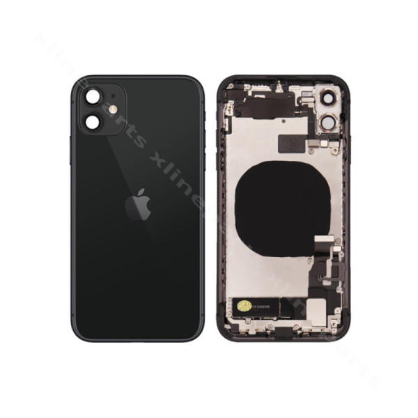 Πίσω μπαταρία και μεσαίο κάλυμμα Μικρά εξαρτήματα Apple iPhone 11 μαύρο*