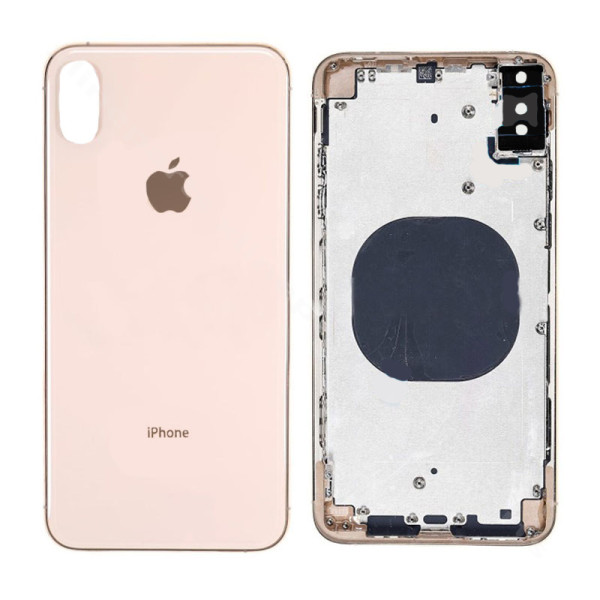 Задняя батарея и средняя крышка Apple iPhone XS Max, золотой