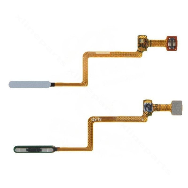 Flex Cable Fingerprint Sensor Power Button Xiaomi Mi 10T 5G/ 10T Pro 5G silver (Original)