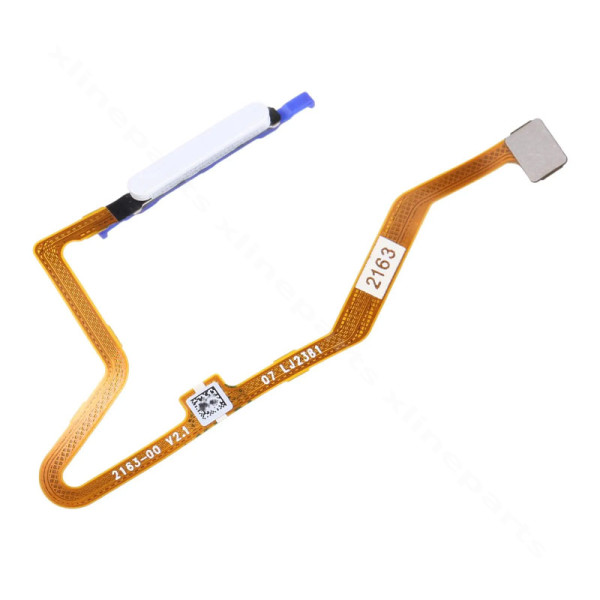 Flex Cable Fingerprint Sensor Power Button Xiaomi Redmi Note 12 Pro 5G white (Original)