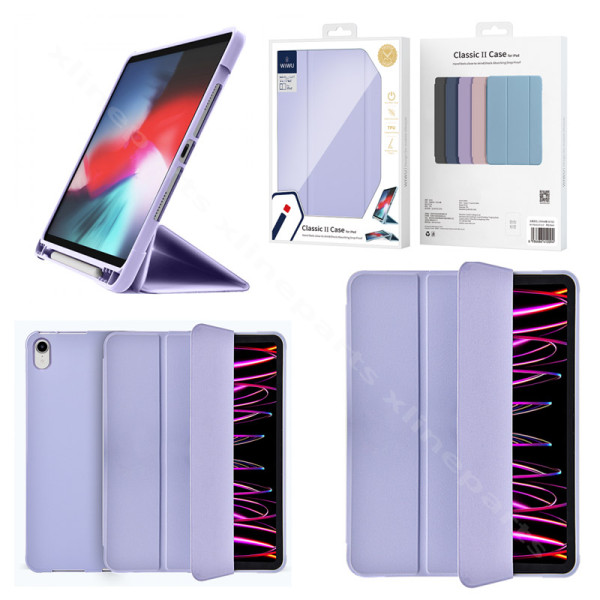 Θήκη για tablet Wiwu Classic II Apple iPad 10,9" (2022) Μωβ θήκη για μολύβι