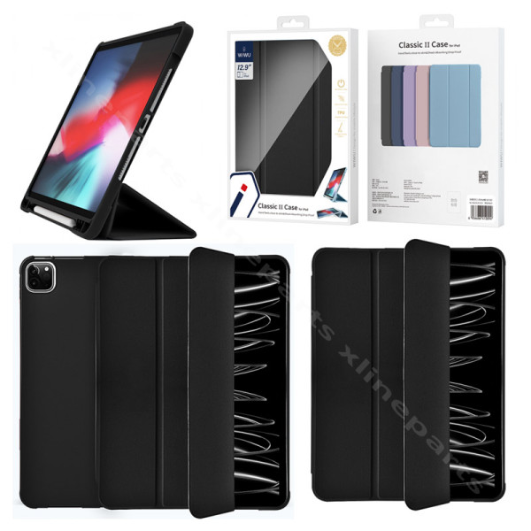 Θήκη tablet Wiwu Classic II Apple iPad Pro 11" (2020)/(2021)/(2022) Θήκη μολυβιού μαύρη