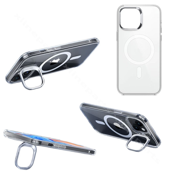 Back Case Magsafe Bracket Stand Apple iPhone 14 Plus clear