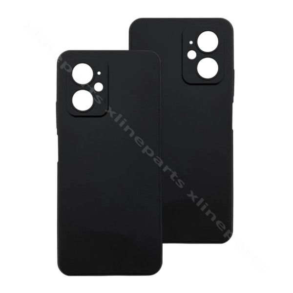 Back Case Silicone Complete Xiaomi Redmi 12 4G/Redmi 12 5G black