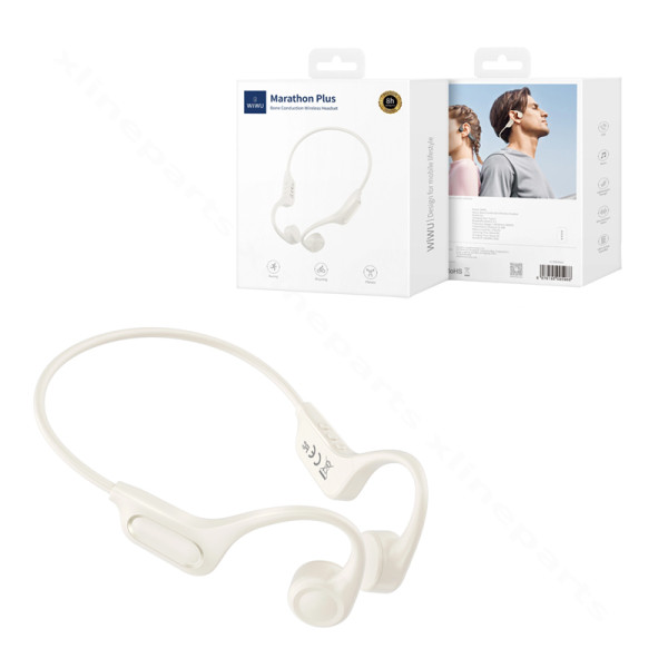 Ακουστικό Wiwu Marathon Plus Bone Conduction Wireless λευκό