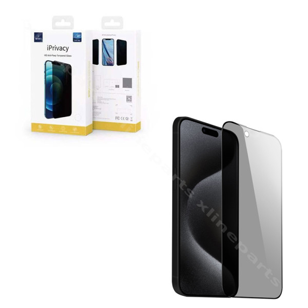 Tempered Glass Privacy Wiwu iVista Apple iPhone 15 Plus
