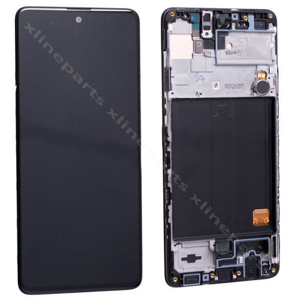 LCD Complete Frame Samsung A51 A515 black OLED*