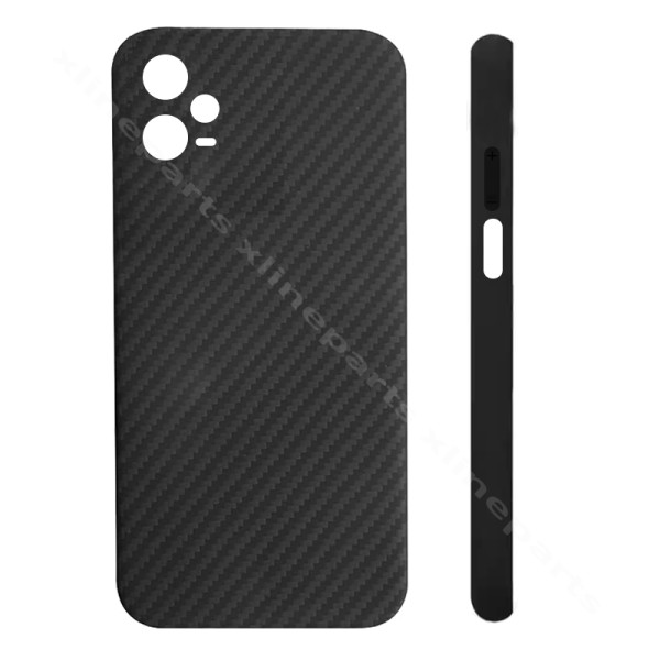 Back Case  Fiber Metal Xiaomi Poco X5 black
